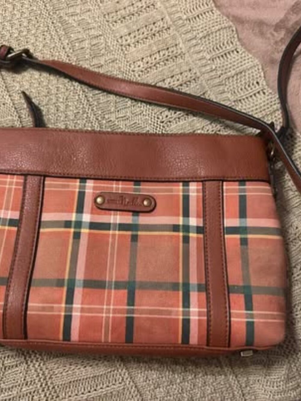 Simply Noelle Plaid Crossbody Bag